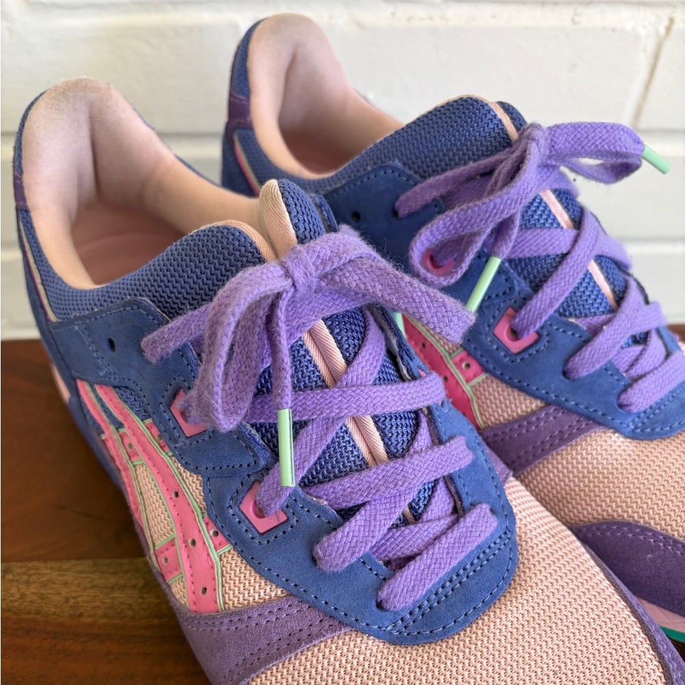 ❌SOLD❌ ASICS GEL LYTE 3 OG 'COTTON CANDY BUBBLEGUM' IN BLUE, Women’s SZ - Picture 9 of 11
